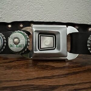 Vintage Pop Top Seatbelt Belt